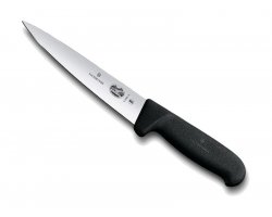 Couteau de cuisine saigner 14 cm noir VICTORINOX 