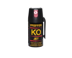 Aérosol lacrymogène KO jet poivre 40ml