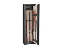 Armoire 8 armes avec lunette + 2 dans la porte avec un coffre intérieur INFAC SAFE