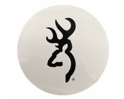 Autocollant Browning blanc et noir