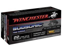 Balles 22LR subsonic max 42grain WINCHESTER