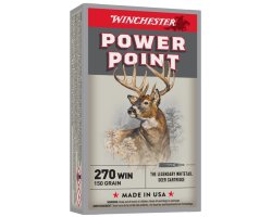 Balles 270WIN Power-point 150 grain WINCHESTER