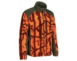 Blouson polaire orange GhostCamo B&B PERCUSSION