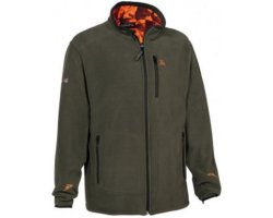 Blouson de chasse polaire réversible Evo Pro Hunt - Côté Kaki