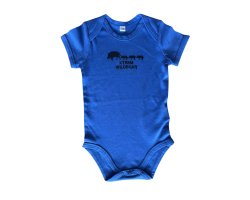 Body bébé bleu marcassins XTREM WILDBOAR