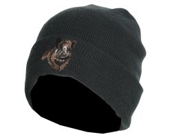 Bonnet enfant kaki broderie sanglier SOMLYS
