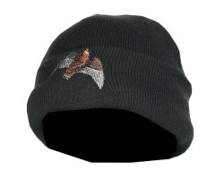Bonnet kaki broderie bécasse SOMLYS