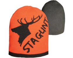 Bonnet Tonio Beanie réversible orange/gris Stagunt