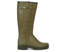 Bottes Chasseur Hommes Doublées Néoprène vertes LE CHAMEAU