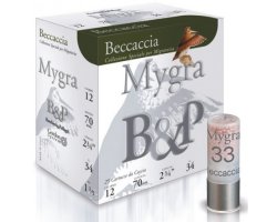Cartouches Mygra BECCACCIA 34gr cal 12 B&P
