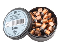 Cartouche petit calibre 9mm Flobert à balle conique RWS
