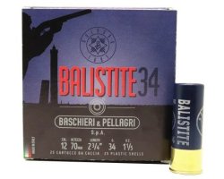 Cartouches Balistite 34 gr 12/70 B&P