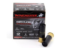 Cartouches Winchester Drylok Super Steel Magnum cal 12