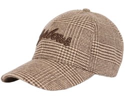 Casquette femme Kirklees carreaux marron BARBOUR
