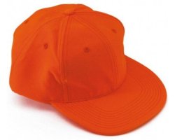 Casquette orange fluo 
