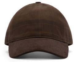 Casquette Macklow tartan marron BARBOUR