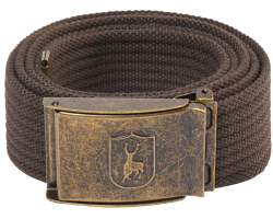 Ceinture en toile marron foncé 130 cm Deerhunter 