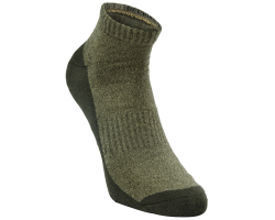 Chaussettes basse en chanvre verte DEERHUNTER