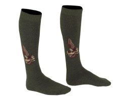 Chaussettes vertes montantes bécasse SOMLYS