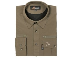 Chemise à manches longues Anti-tique beige Verney Carron