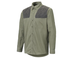Chemise Belmont à manches longues kaki VERNEY CARRON