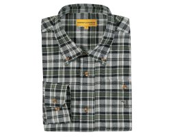 Chemise à carreaux Sauldre kaki VERNEY CARRON