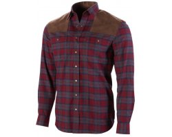 Chemise BROWNING  Frederick rouge à manches longues 