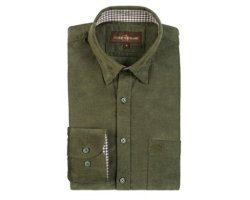 Chemise à manches longues Olive kaki Club Interchasse