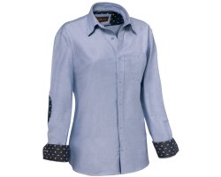Chemisier femme HERA bleu CLUB INTERCHASSE