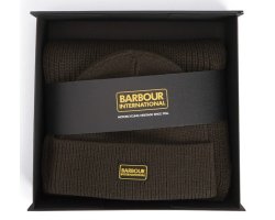 Coffret cadeau bonnet et écharpe BARBOUR