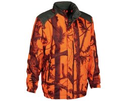 Coupe-vent chaud enfant camouflage orange GhostCamo Percussion