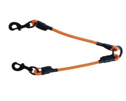 Coupleur pour chien orange