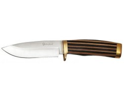 Couteau manche zébré