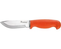 Couteau manche gomme orange