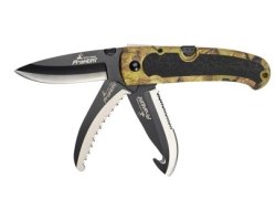 Couteau pliant 3 lames camo kaki Keos VERNEY CARRON