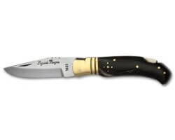 Couteau pliant en Bois corne noire 11.5 cm Laguiole Bougna 