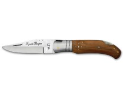 Couteau pliant en Bois teck 11.5 cm Laguiole Bougna 