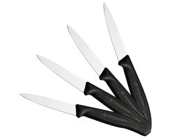 Pack 4 couteaux de table noir VICTORINOX