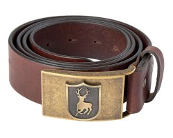 Ceinture en cuir marron clair 115 cm Deerhunter 