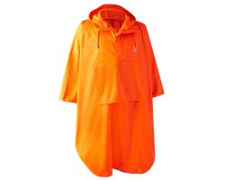 Poncho de chasse imperméable orange Hurricane Deerhunter