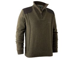 Pull à col avec fermeture à glissière Carlisle cyprès DEERHUNTER 