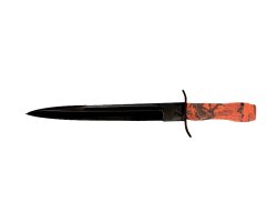 Dague manche camo orange 26 cm Karan Verney Carron