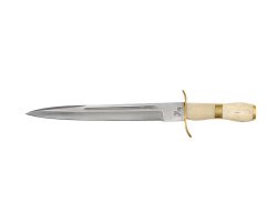 Dague manche en os poli 26 cm Kahn Verney Carron