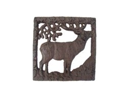 Dessous de plat carre cerfLOVERGREEN