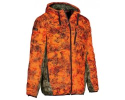 Doudoune Caracal camouflage Snake Blaze orange ProHunt VERNEY CARRON
