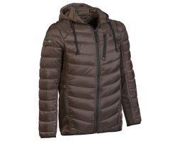 Doudoune Jaguar marron bi-matière ProHunt VERNEY CARRON