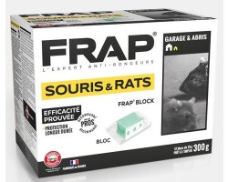 Raticide FRAP block pour souris et rat