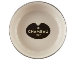Gamelle pour chien en acier inoxydable beige LE CHAMEAU
