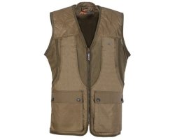 Gilet de chasse sans manches Grouse kaki Pro Hunt
