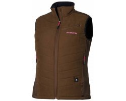 Gilet chauffant femme new PRESTIGE marron SOMLYS